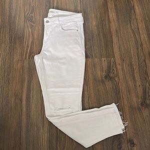 Women’s white jeans